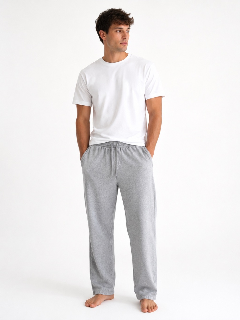 Hollister Gray Drawstring Sweatpants